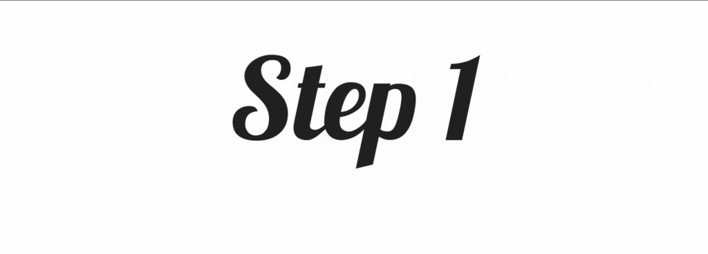 start a blog. Step 1