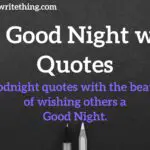 99+ Good Night with Quotes