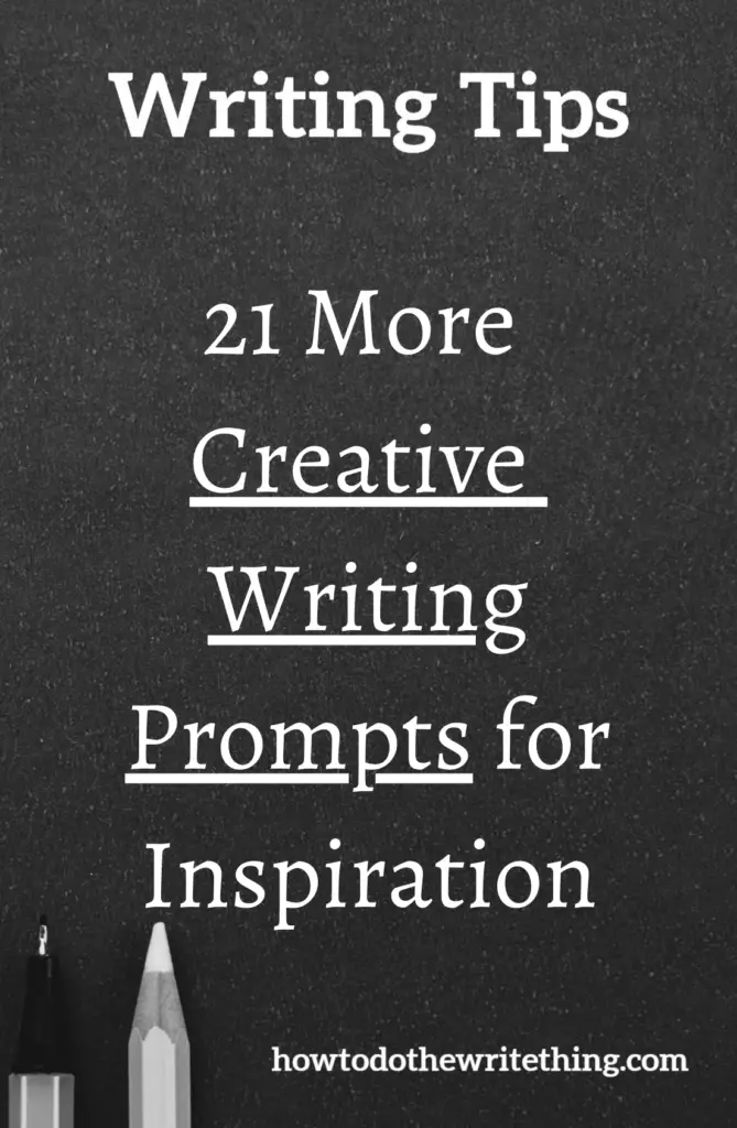 21 More Creative Writing Prompts for Inspiration