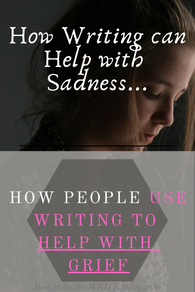 How People Use Writing to Help with Grief